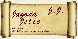 Jagoda Jelić vizit kartica